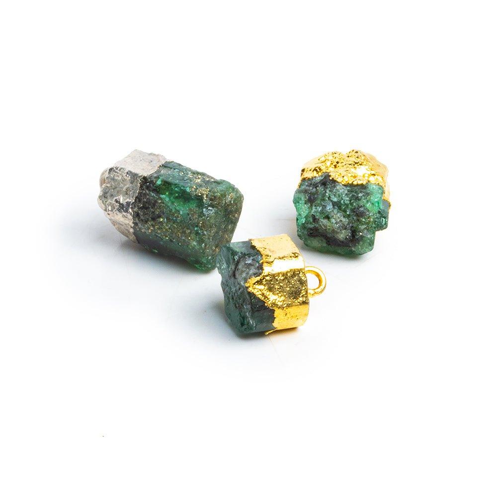 Emerald Leafed Pendants - Lot of 3 - The Bead Traders