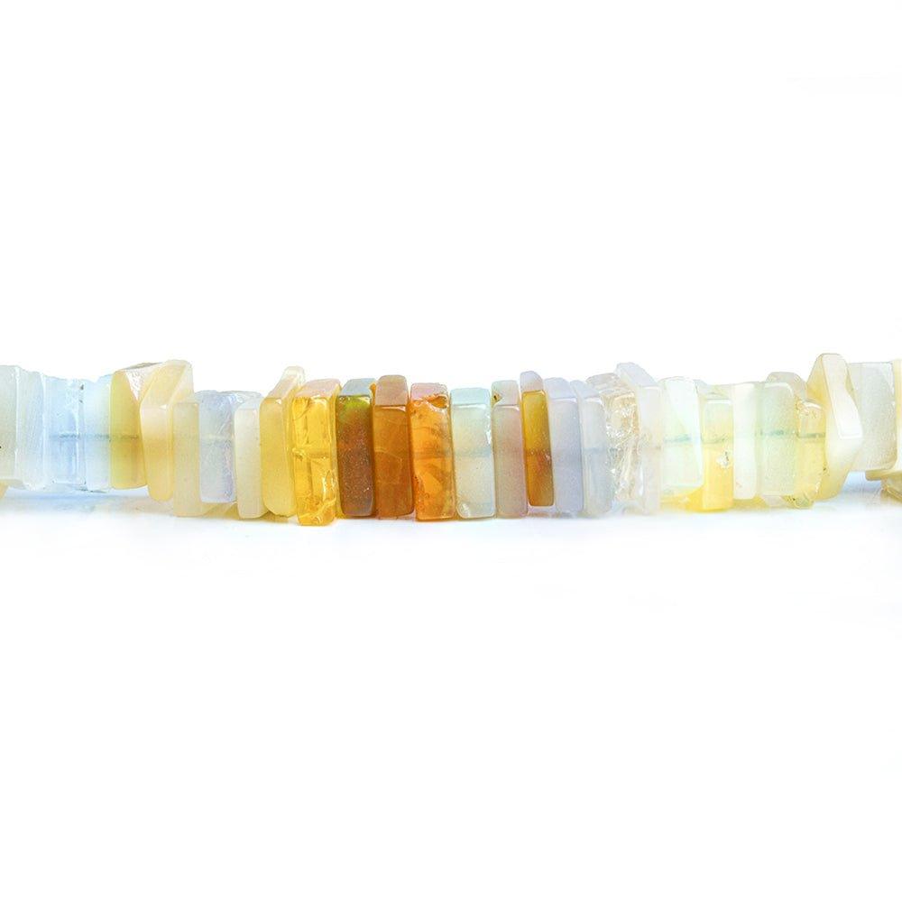 Ethiopian Opal Plain Square Heishi Beads 16 inch 190 pieces - The Bead Traders