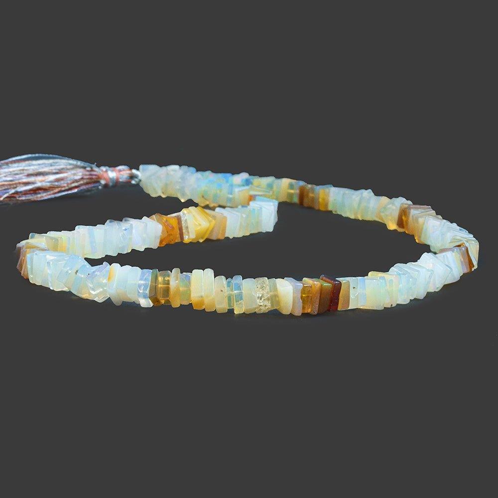 Ethiopian Opal Square Heishi Beads 16 inch 220 pieces - The Bead Traders