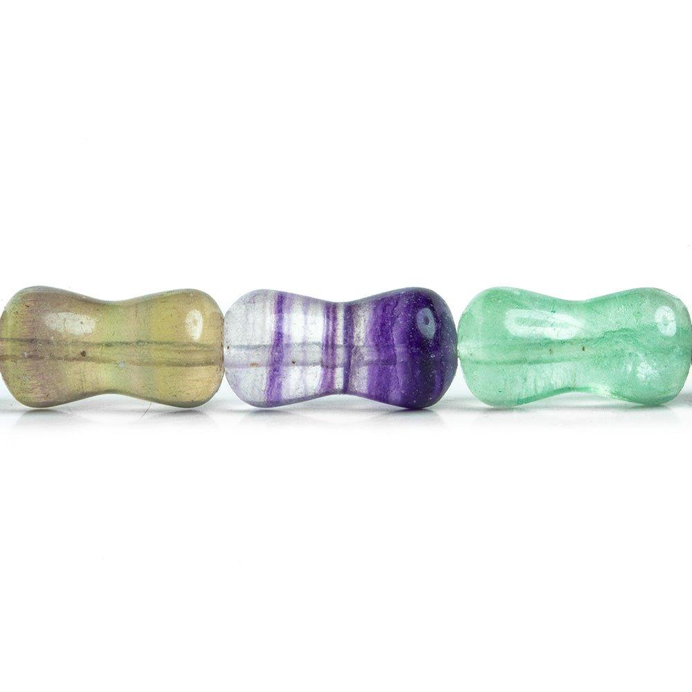 Fluorite Plain Drum Beads 16 inch 20 pieces - The Bead Traders