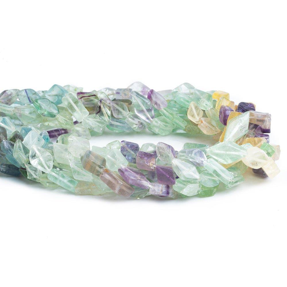 Fluorite Plain Kite Beads 13 inch 30 pieces - The Bead Traders