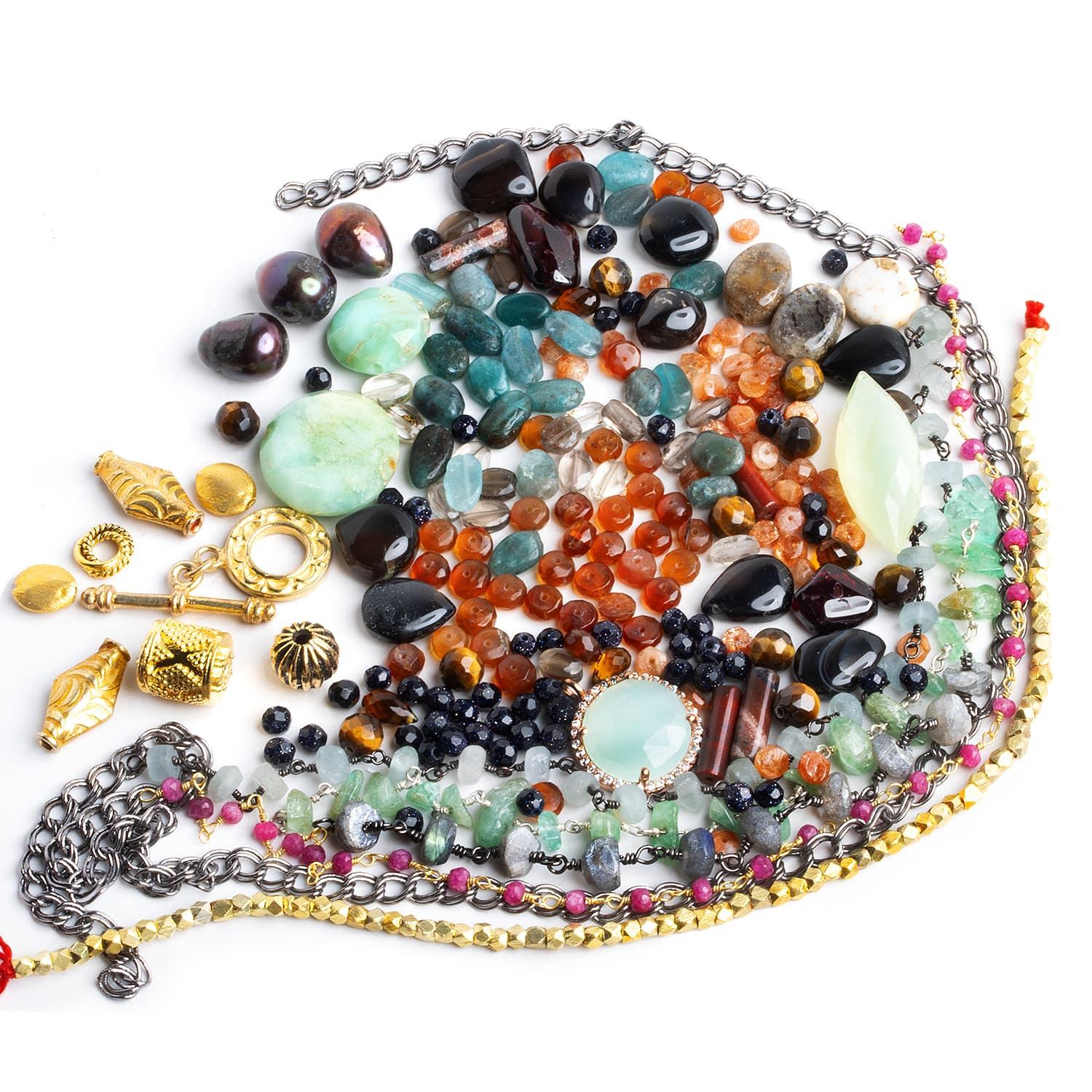 Gold & Greens Inspiration Pack - The Bead Traders