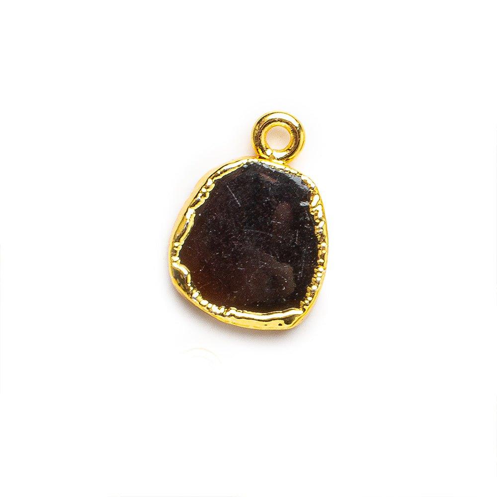 Gold Leafed Green Tourmaline nugget Pendant 1 piece 115x10mm average size - The Bead Traders