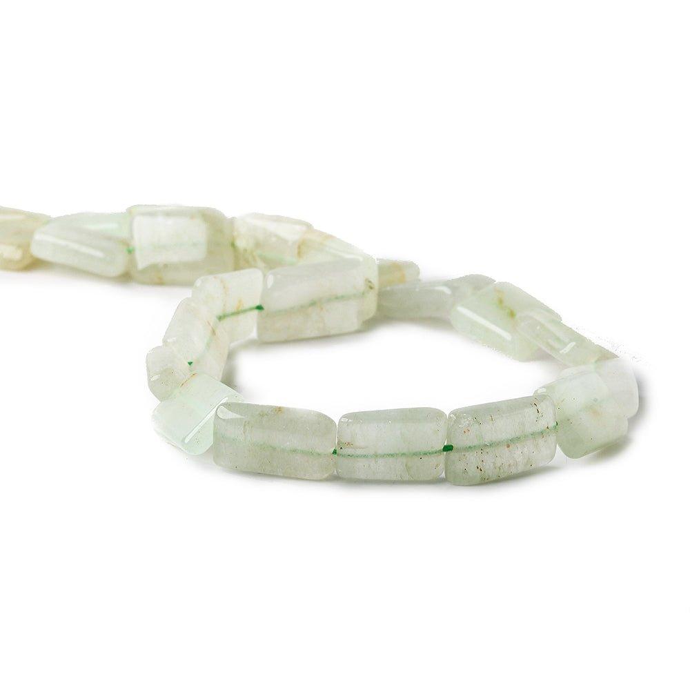 Green Aventurine Plain Rectangle Beads 13 inch 27 pieces - The Bead Traders