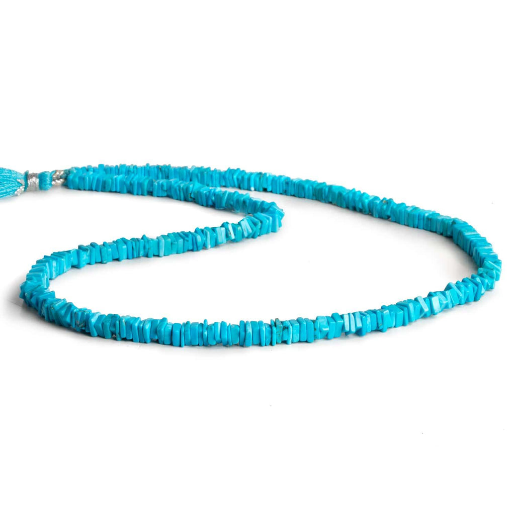 Howlite Square Heishis 16 inch 340 beads - The Bead Traders