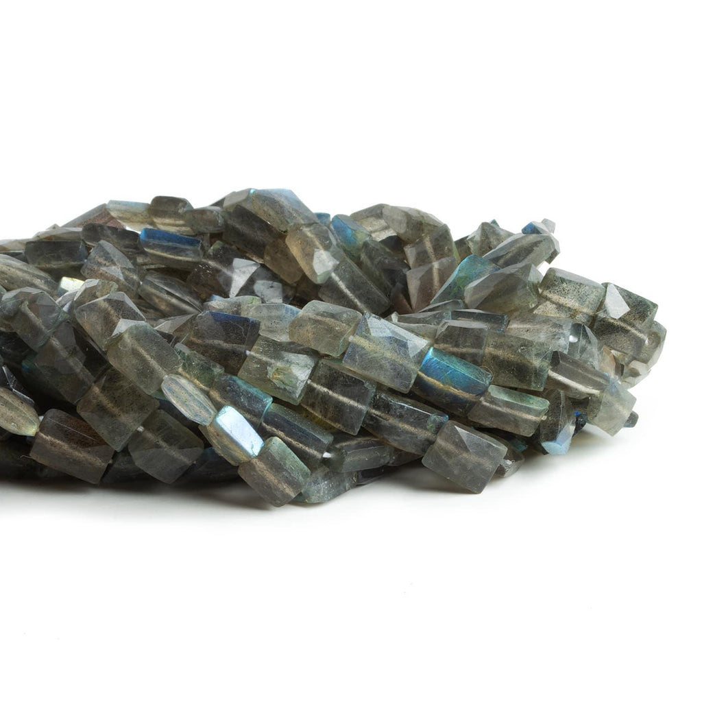 Labradorite Handcut Rectangles 15 inch 32 beads - The Bead Traders