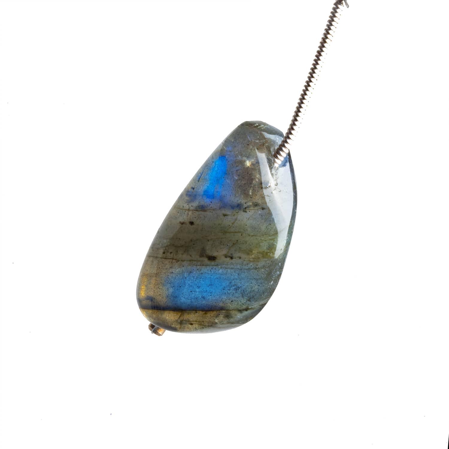 Labradorite Plain Nugget Focal Bead 1 Piece - The Bead Traders