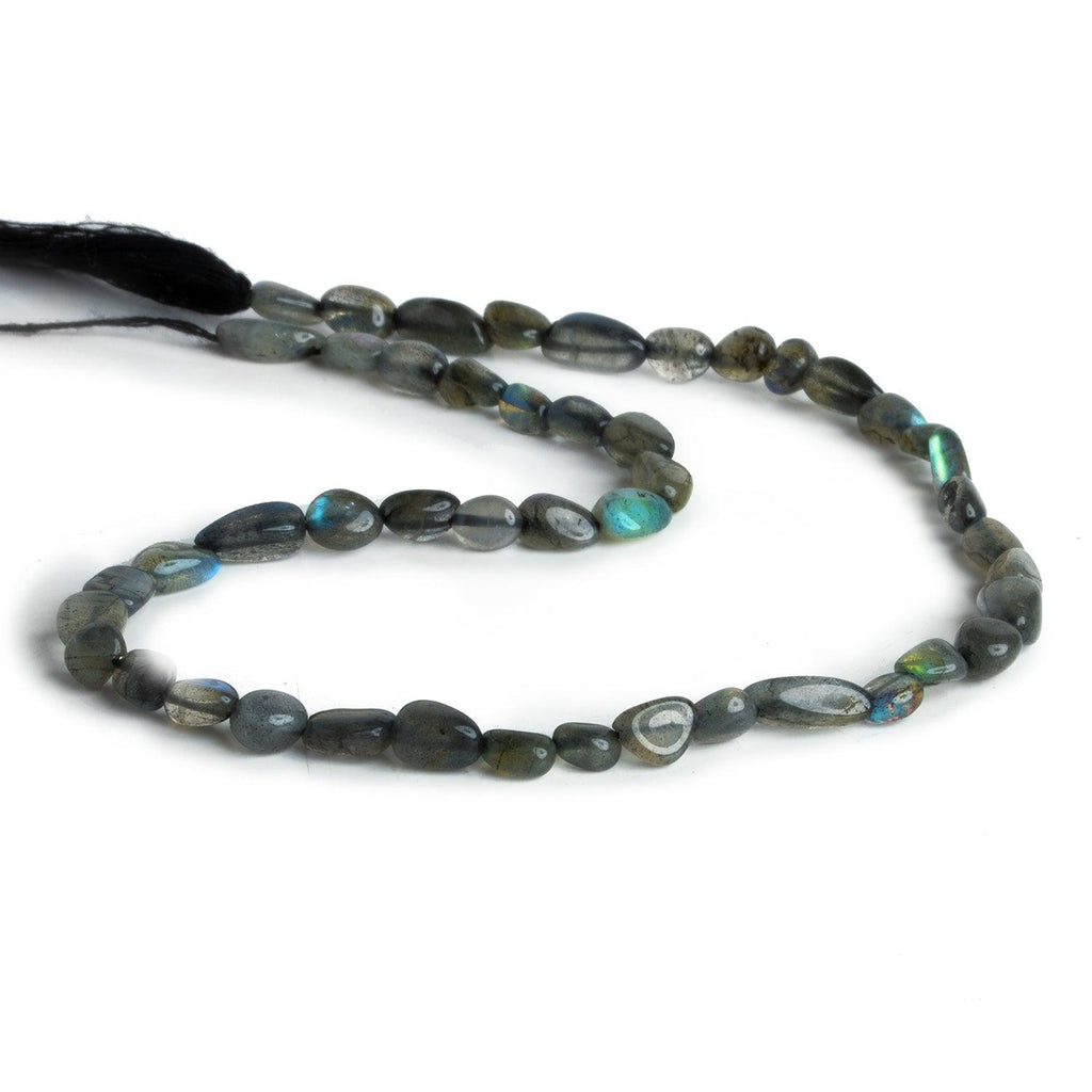Labradorite Plain Nuggets 12 inch 45 beads - The Bead Traders