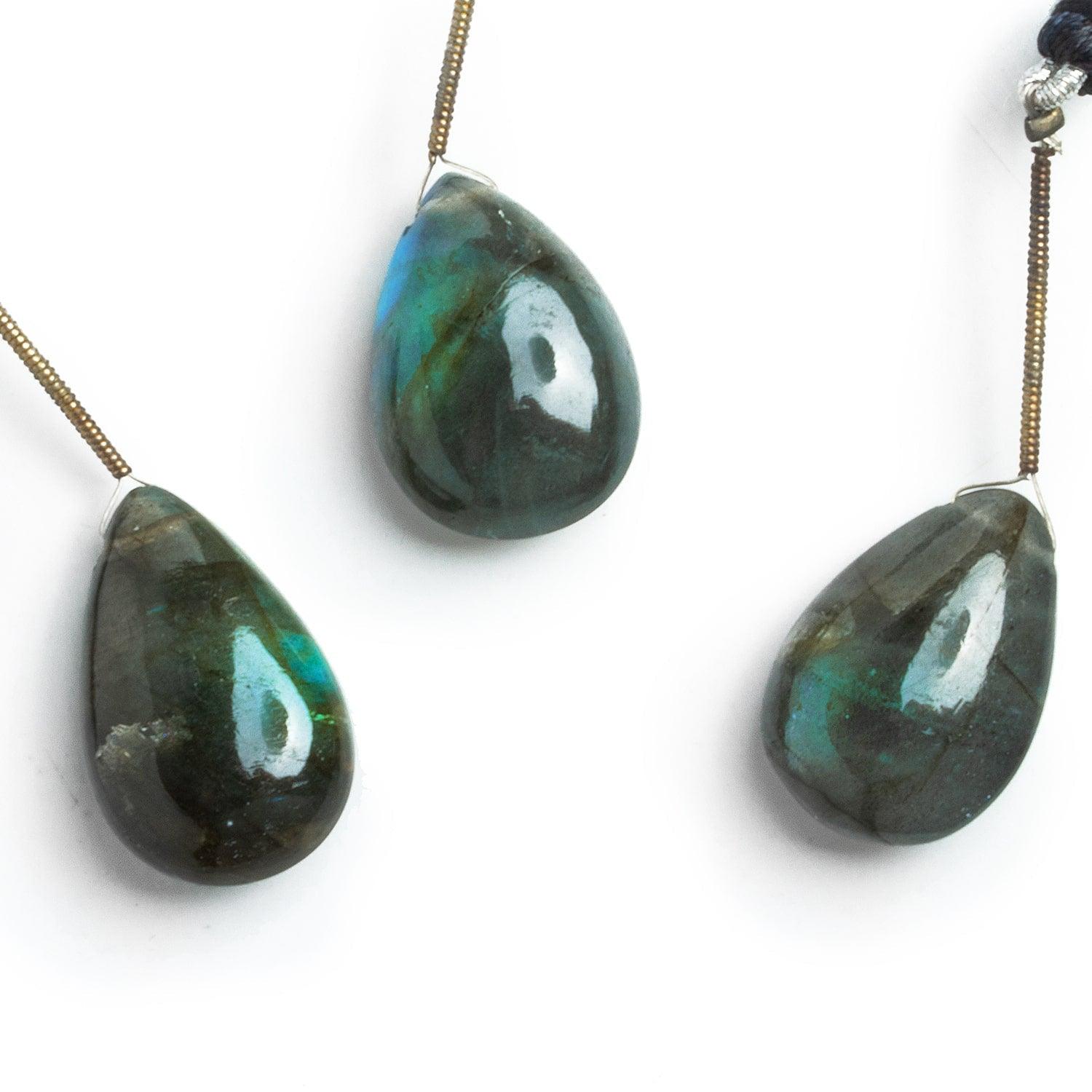 Labradorite Plain Pear Focal Bead 1 Piece - The Bead Traders