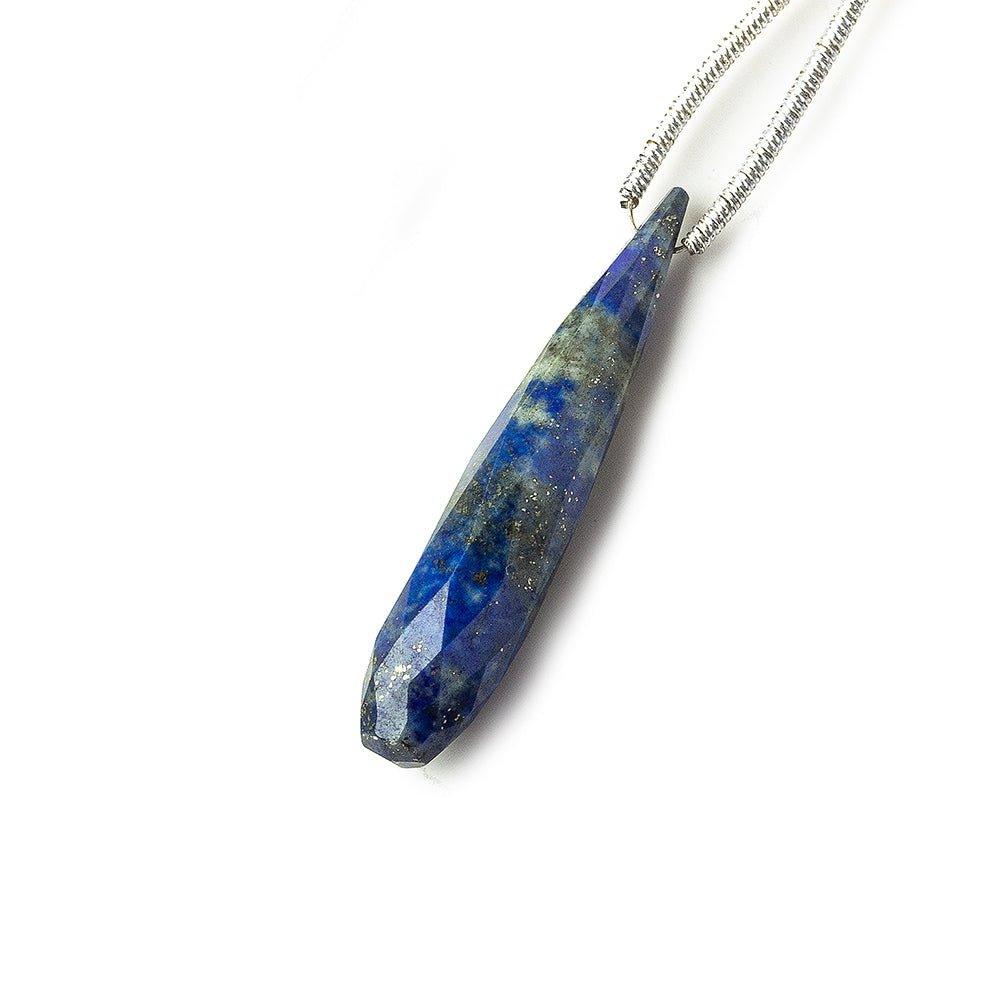 Lapis Lazuli faceted teardrop focal bead 1 piece - The Bead Traders