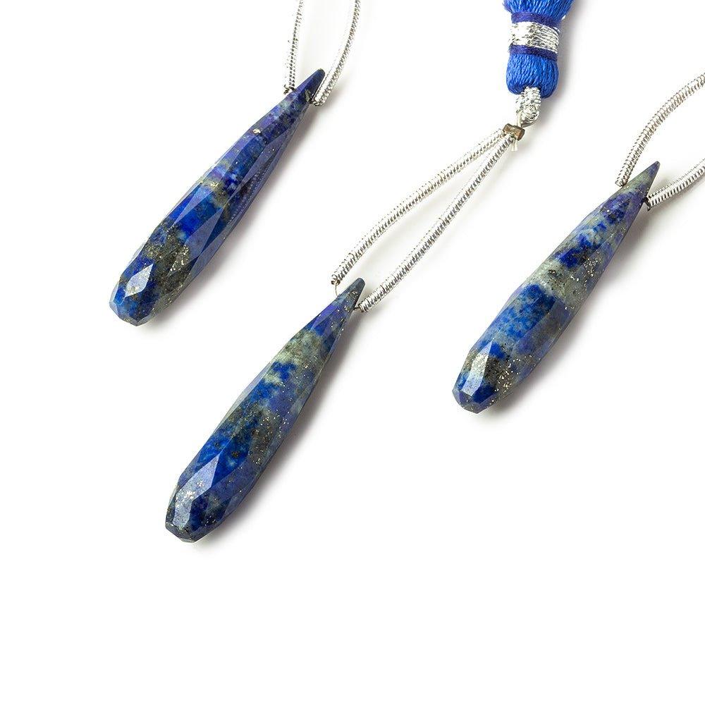 Lapis Lazuli faceted teardrop focal bead 1 piece - The Bead Traders