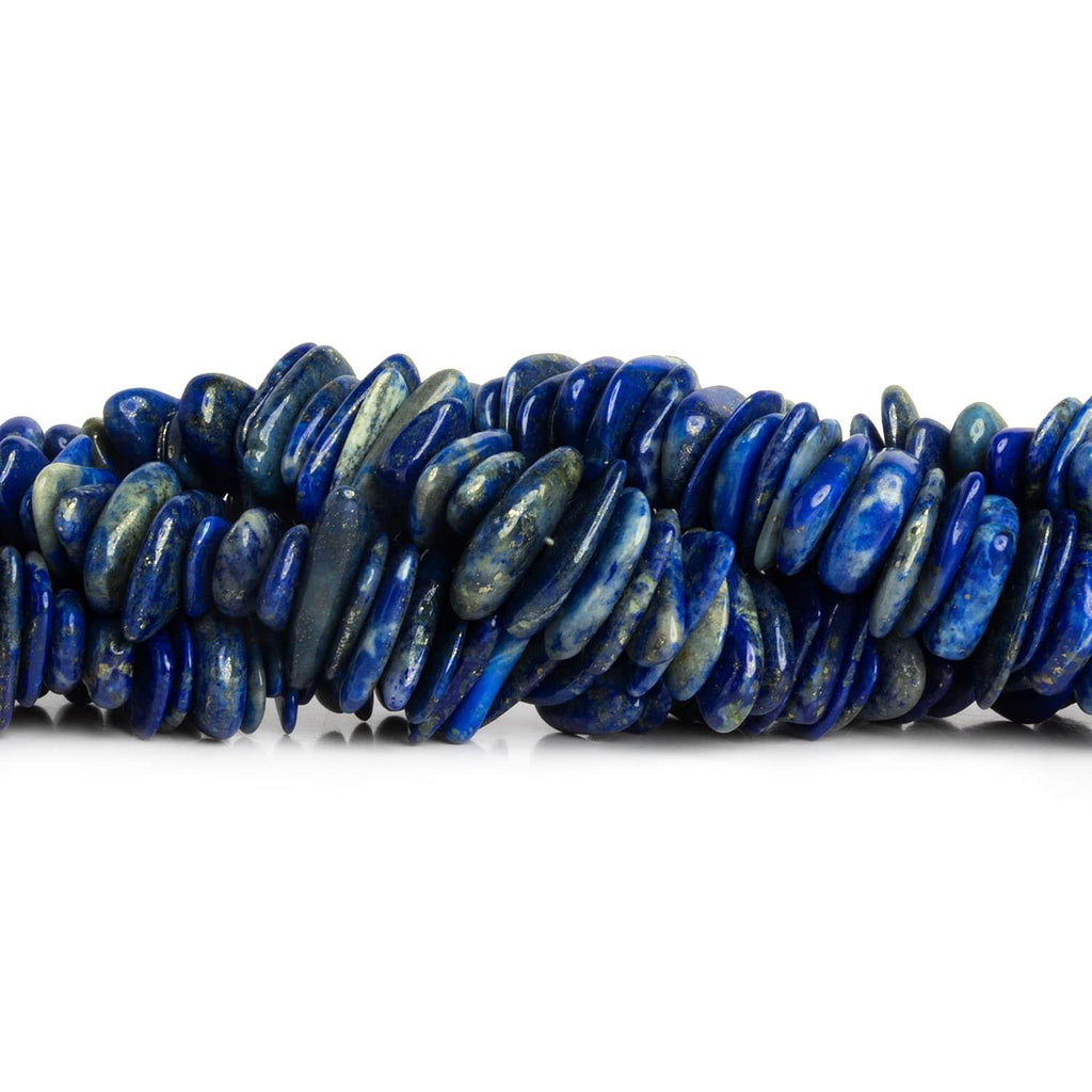Lapis Lazuli Long Chips 7.5 inch 90 beads - The Bead Traders