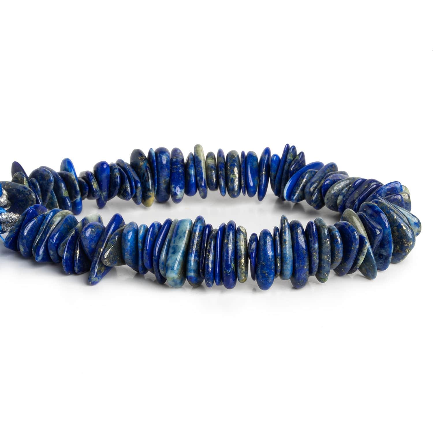 Lapis Lazuli Long Chips 7.5 inch 90 beads - The Bead Traders