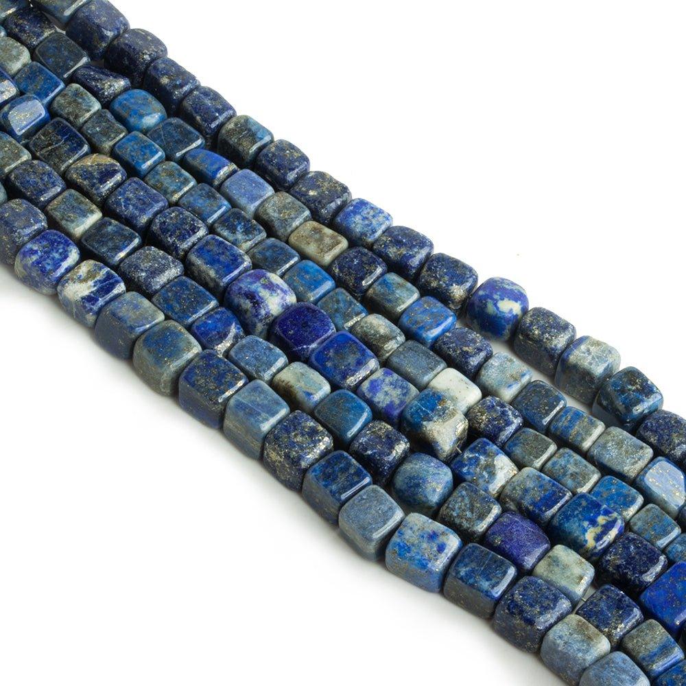 Lapis Lazuli Plain Cubes - Lot of 6 - The Bead Traders