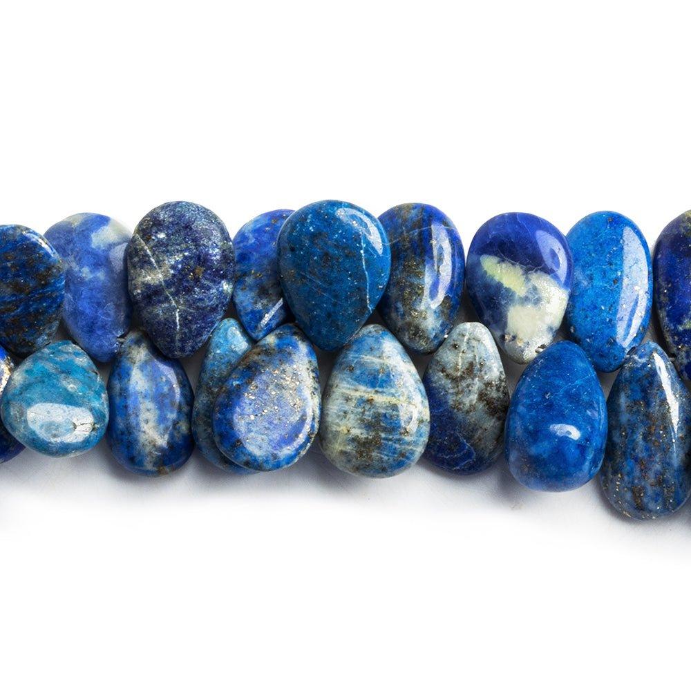 Lapis Lazuli Plain Pear Beads 8 inch 59 pieces - The Bead Traders