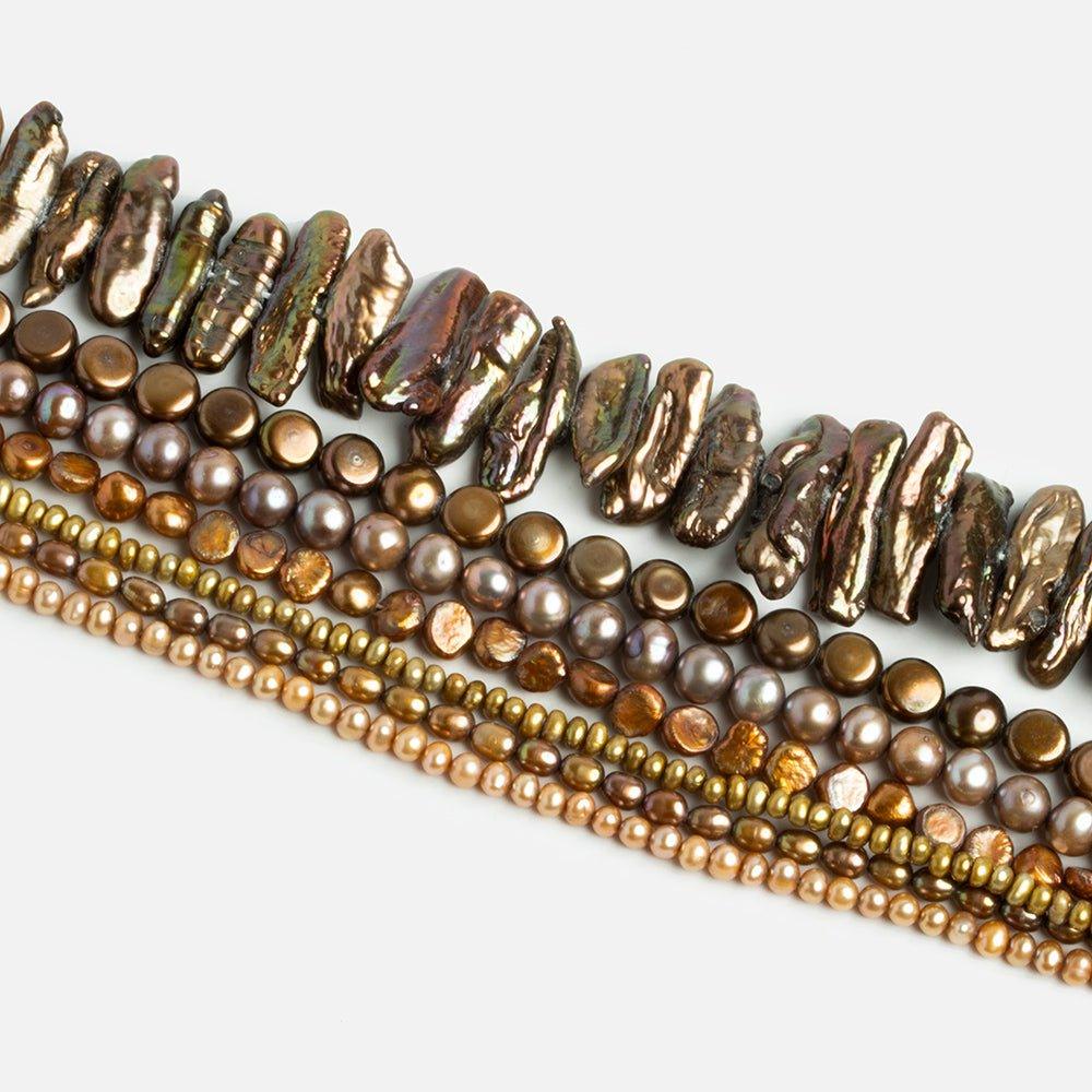Latte Pearls - Lot of 7 - The Bead Traders