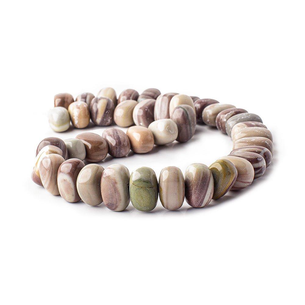 Lavender Jasper Beads Plain Side Drilled Puffy Rectangles - The Bead Traders