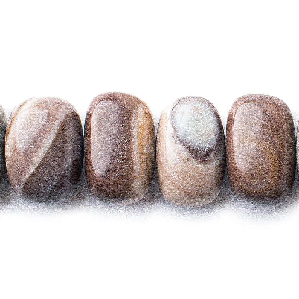 Lavender Jasper Beads Plain Side Drilled Puffy Rectangles - The Bead Traders