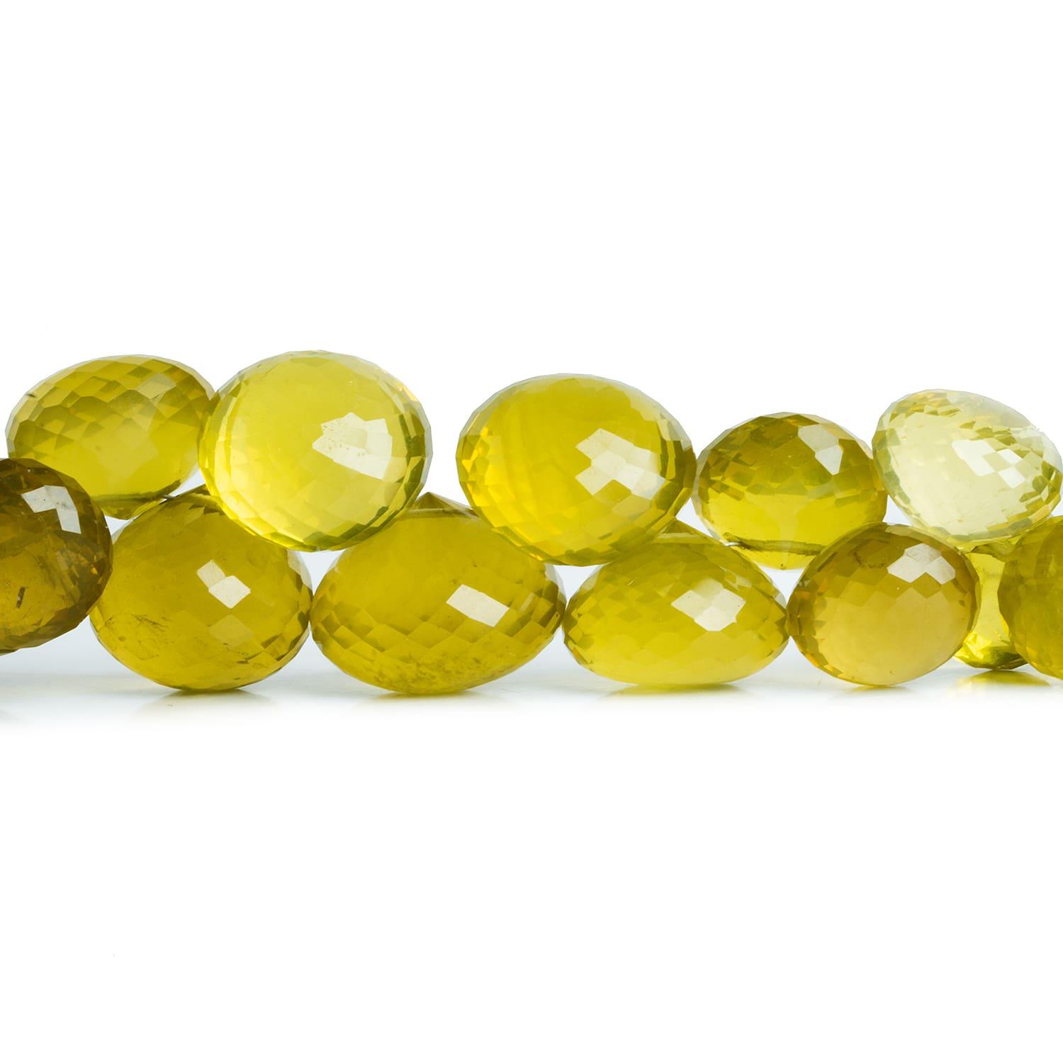 Lemon Quartz Candy Kisses 7 inch 30 beads - The Bead Traders