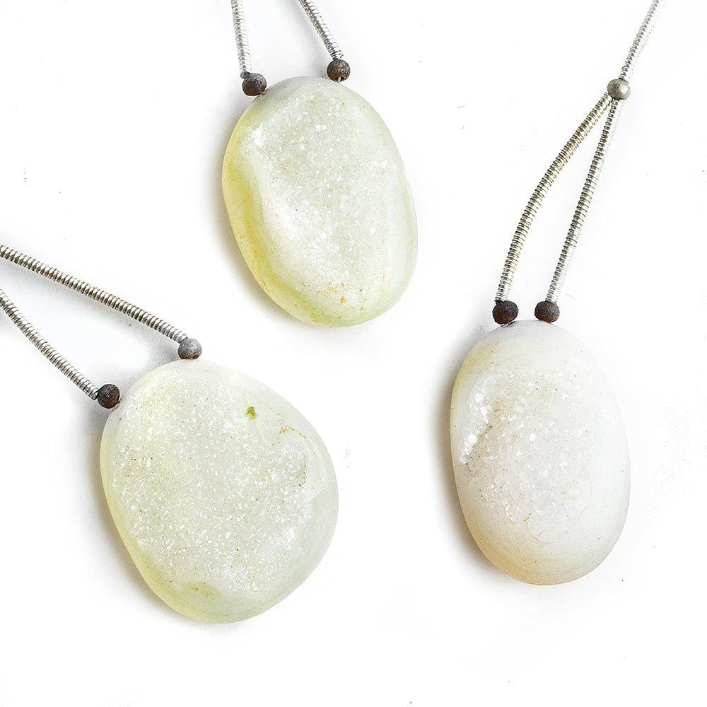 Lemonade Agate Drusy Gem Focal 1 Piece - The Bead Traders