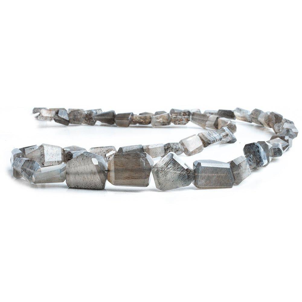 Moonstone Faceted Nugget Beads 18 inch 57 pieces - The Bead Traders