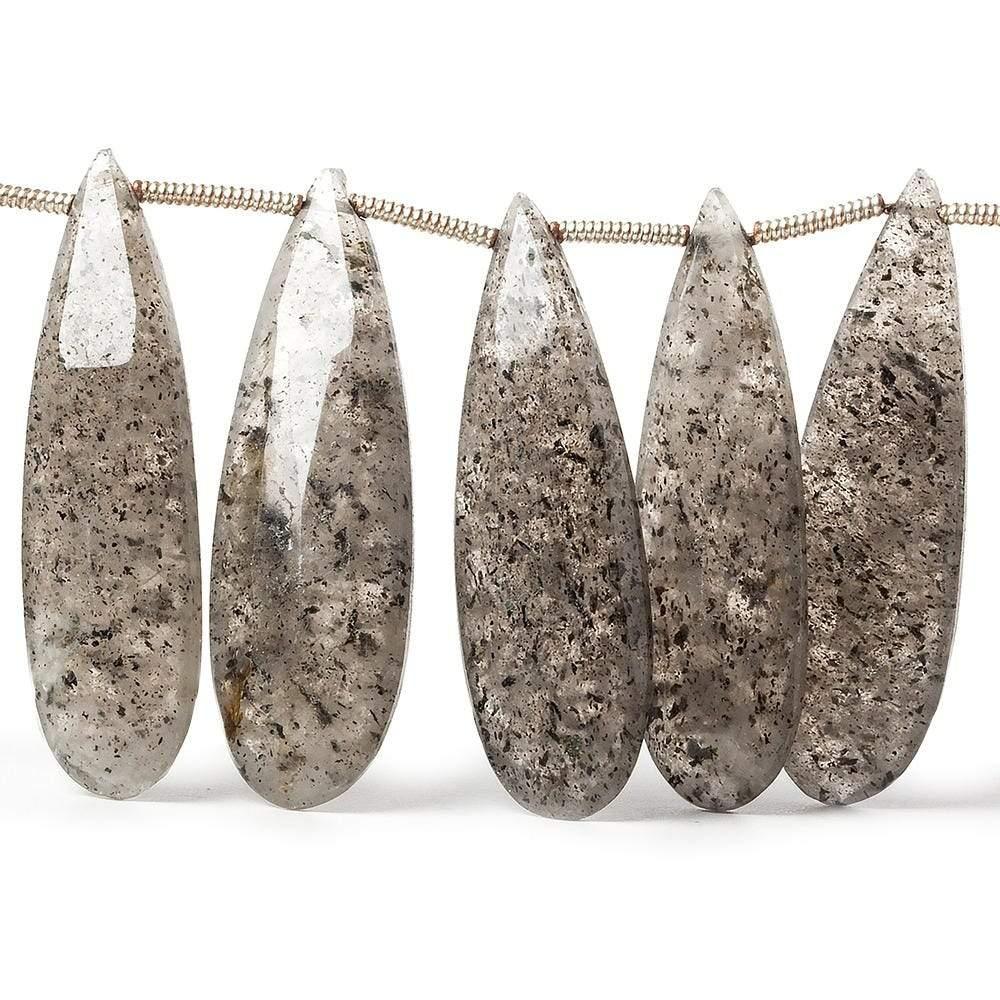 Moss Quartz Pear Briolette 8 inch 16 pieces - The Bead Traders