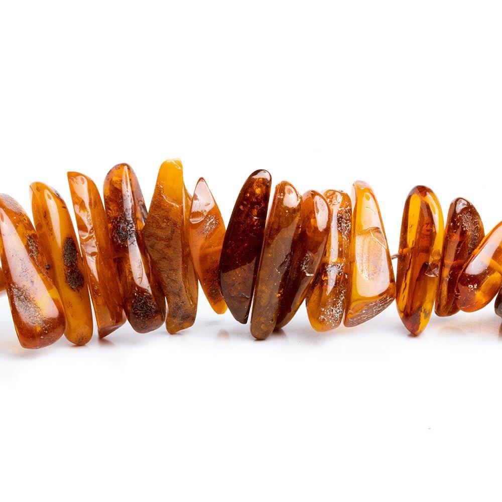 Natural Baltic Amber Plain Chip Beads 25 inch 120 pieces - The Bead Traders