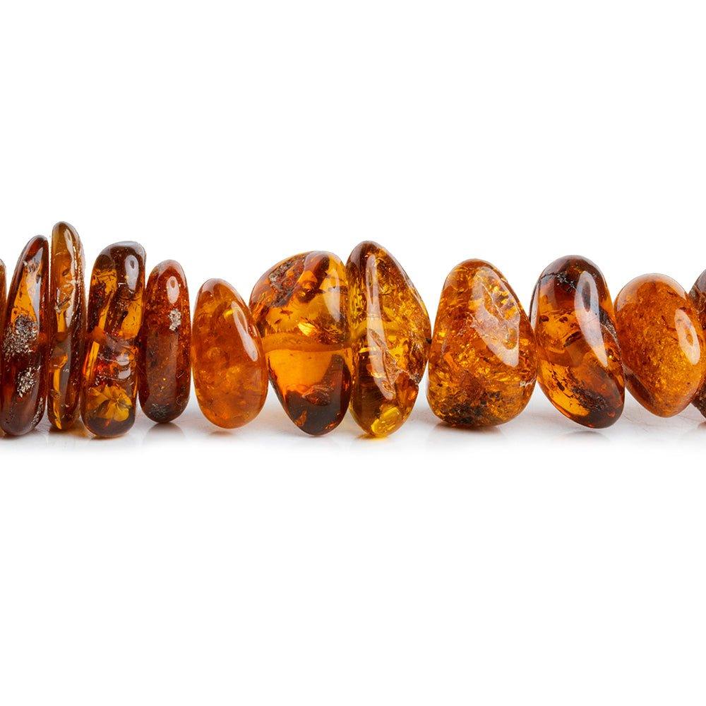 Natural Baltic Amber Plain Nugget Beads 24 inch 110 pieces - The Bead Traders