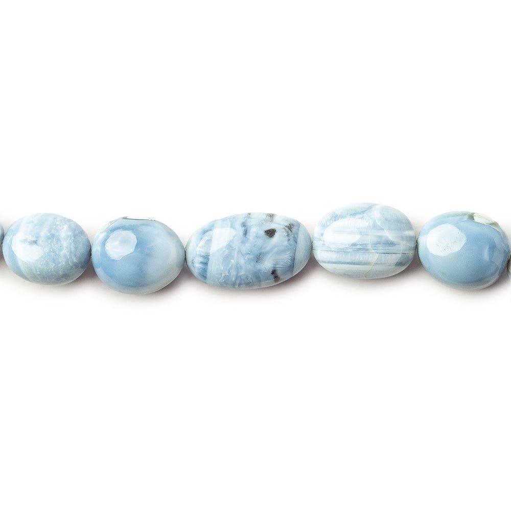 Owyhee Denim Blue Opal Plain Nugget Beads 15 inch 7x6-15x9mm 37 pieces - The Bead Traders
