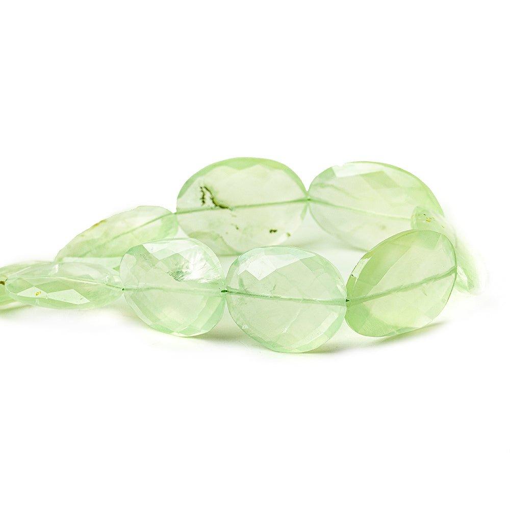 Prehnite Faceted Nugget Beads 8 inch 10 beads - The Bead Traders