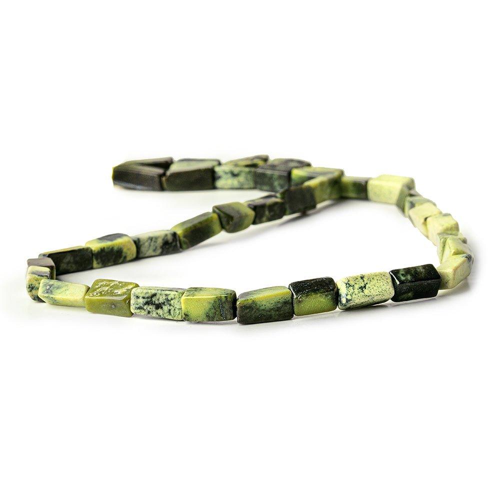 Serpentine Faceted Rectangle - The Bead Traders