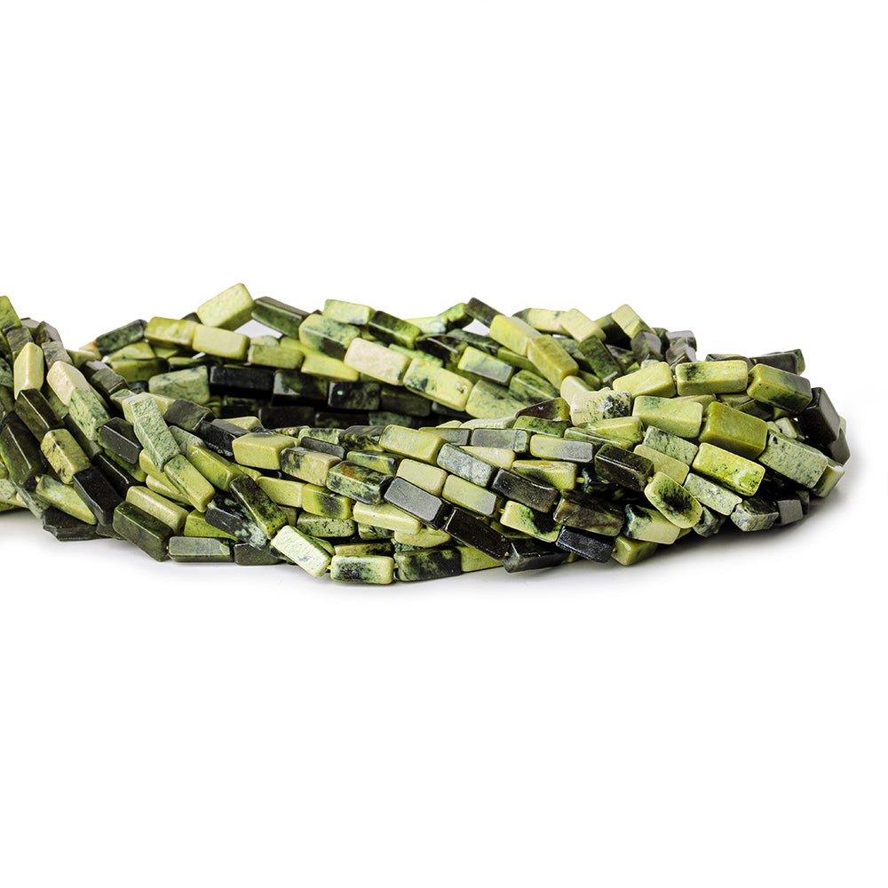 Serpentine Faceted Rectangle - The Bead Traders