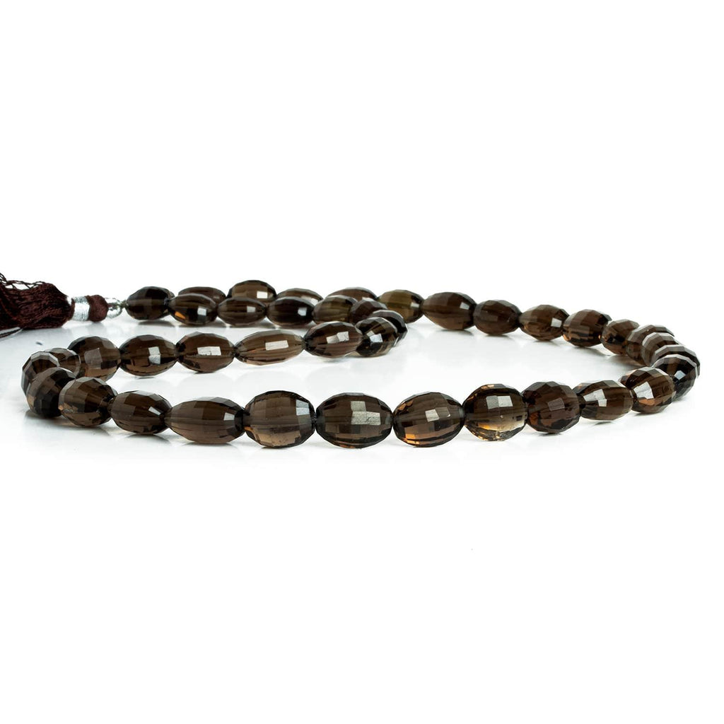 Smoky Quartz Faceted Ovals 17 inch 40 beads - The Bead Traders
