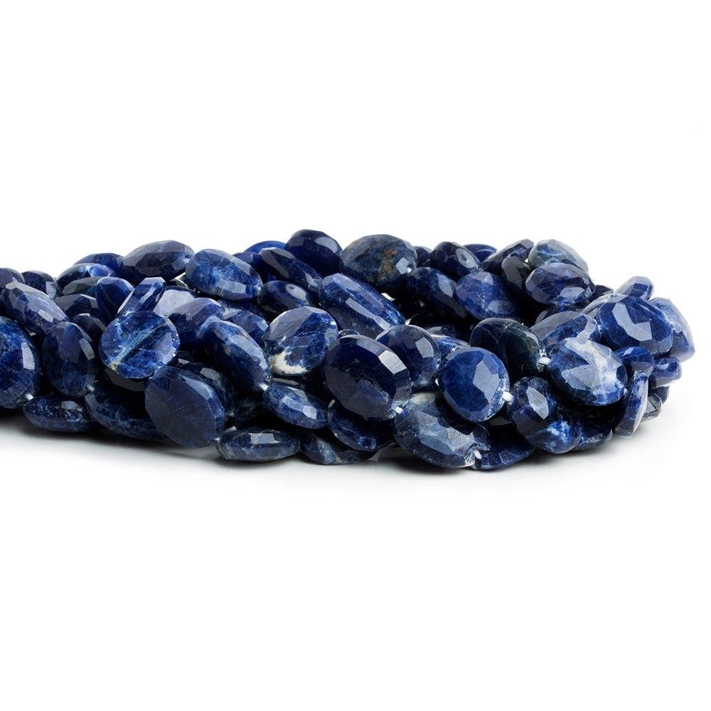 Sodalite Faceted Oval Beads 12 inch 28 pieces - The Bead Traders