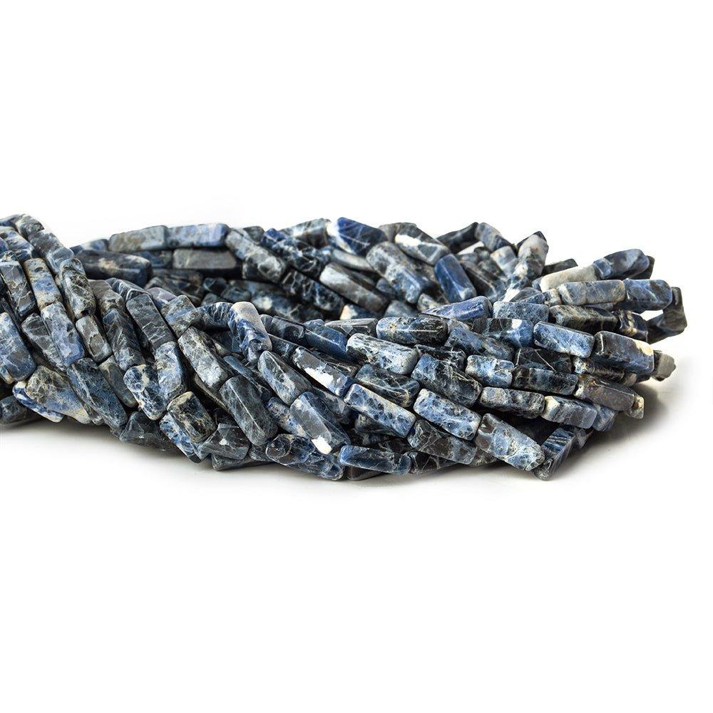Sodalite plain rectangles 14 inch 33 beads - The Bead Traders