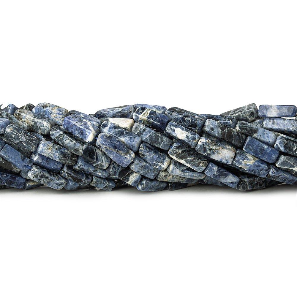 Sodalite plain rectangles 14 inch 33 beads - The Bead Traders