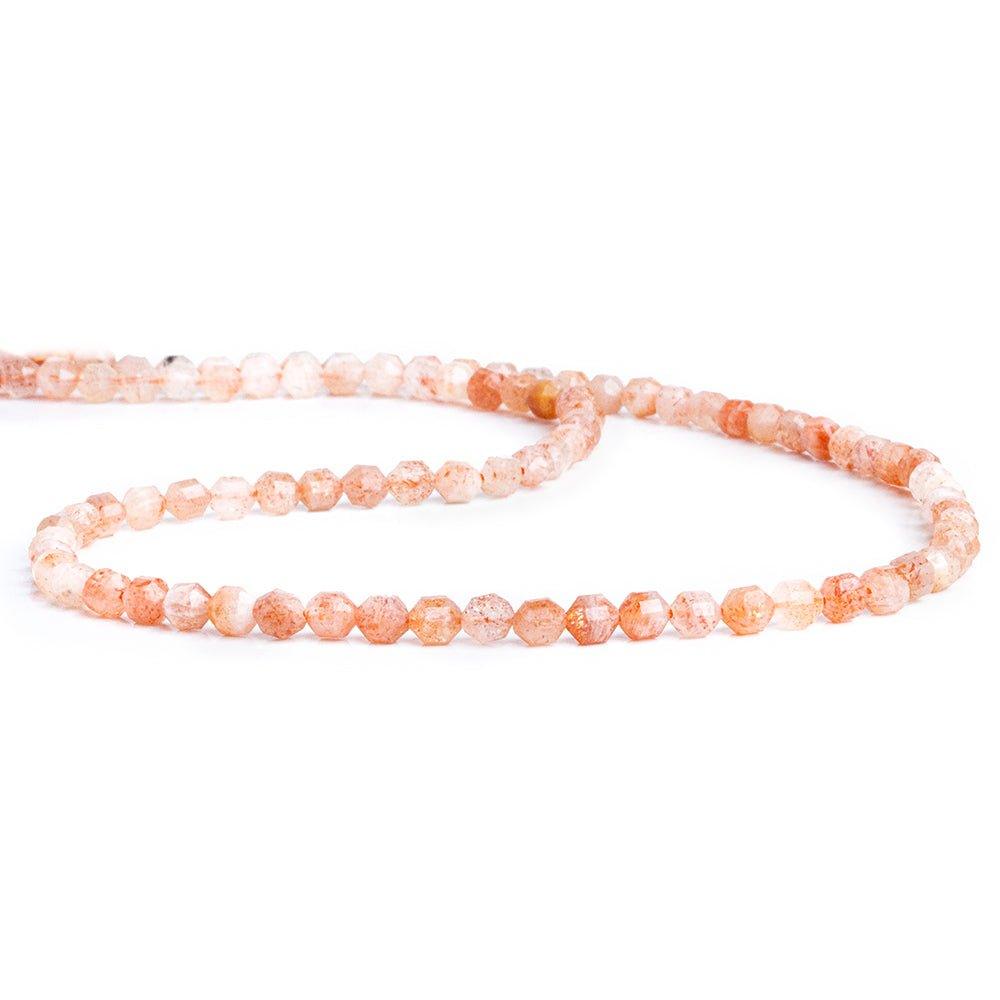 Sunstone Energy Column Beads 15 inch 85 pieces - The Bead Traders