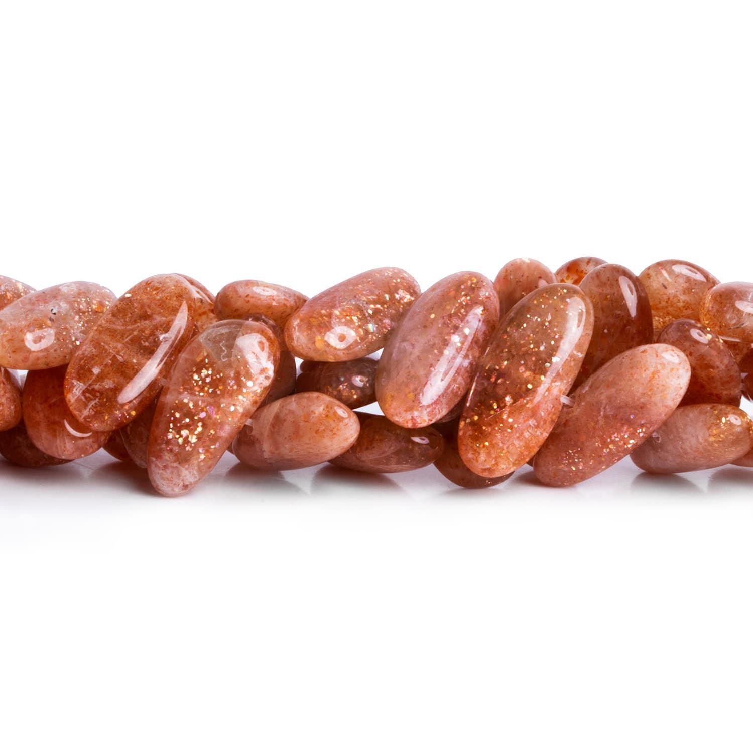 Sunstone Plain Nuggets 16 inch 55 beads - The Bead Traders