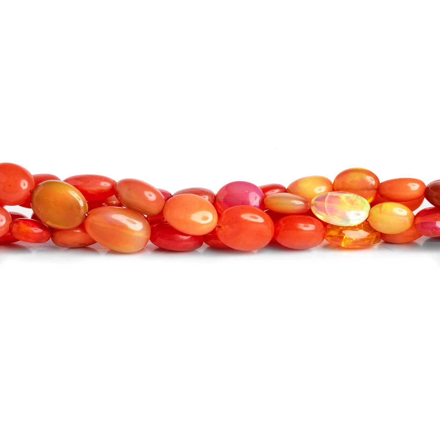 Tangerine Ethiopian Opal Nuggets 8 inch 24 beads - The Bead Traders