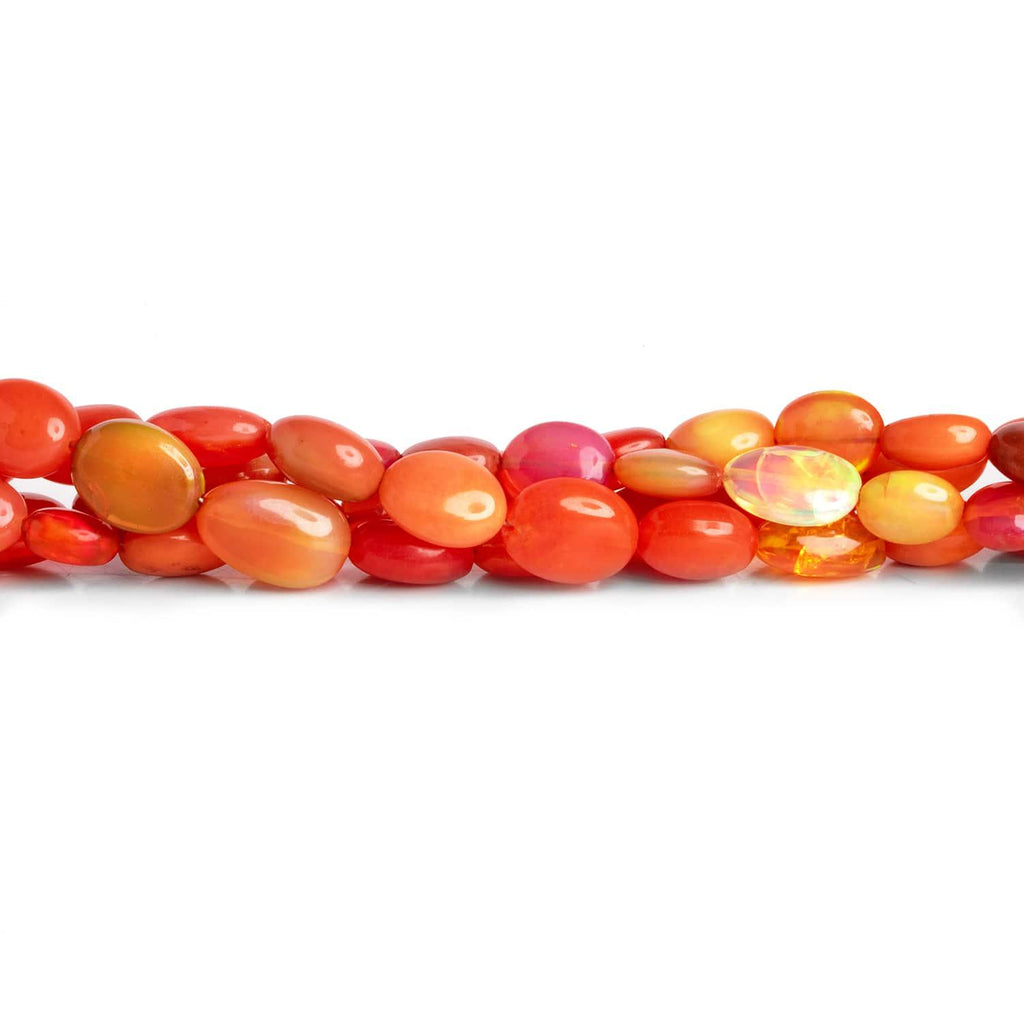 Tangerine Ethiopian Opal Nuggets 8 inch 24 beads - The Bead Traders