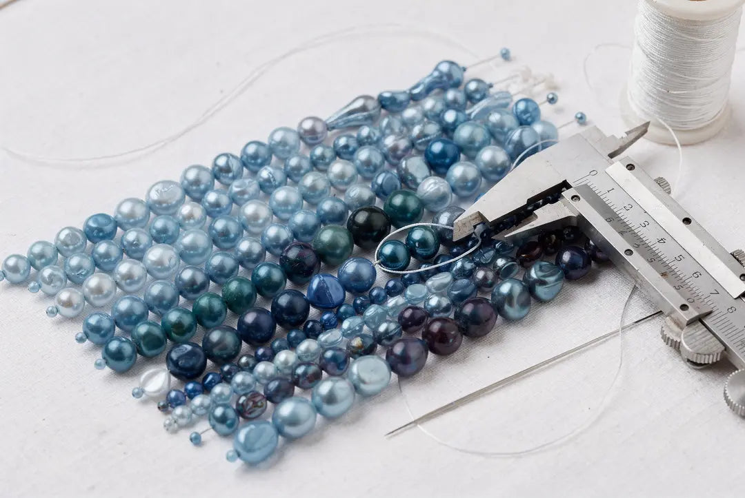 Blue Pearl Beads