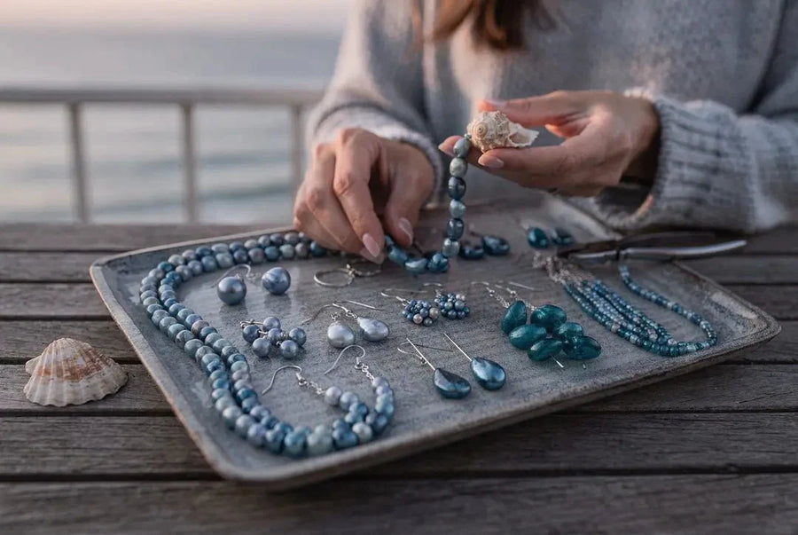 Blue Freshwater Pearl Earrings: 8 Styles to Make at Home - The Bead Traders