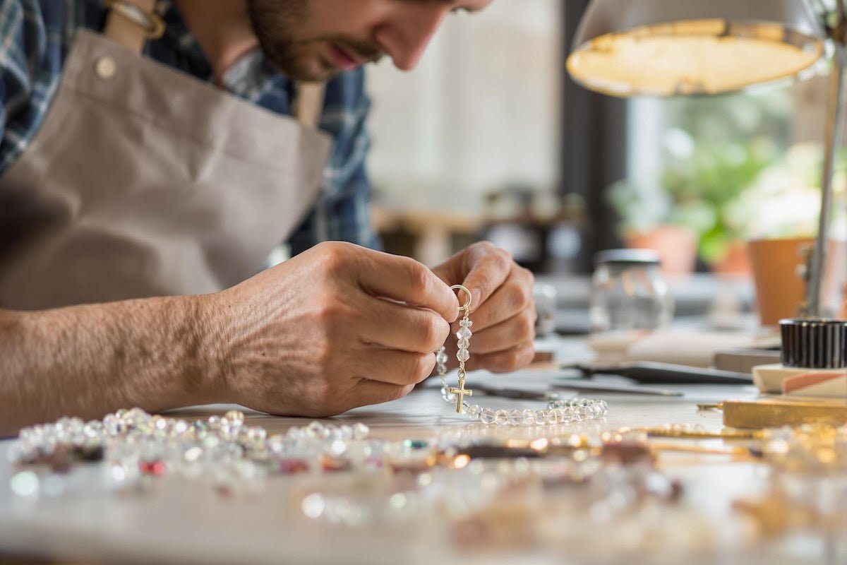 Craft Your Own Crystal Beads Rosary: Step by Step Guide - The Bead Traders