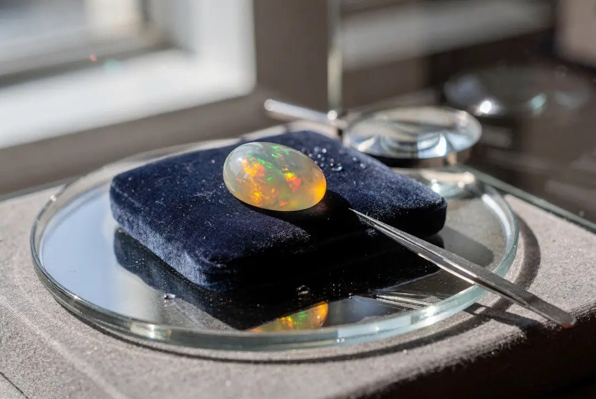 Ethiopian Opal in Water: Why the Color Shifts Fast - The Bead Traders