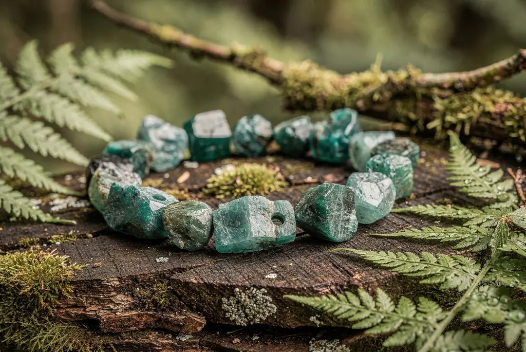 Natural Emerald Beads: Why Raw Texture Feels Luxurious - The Bead Traders