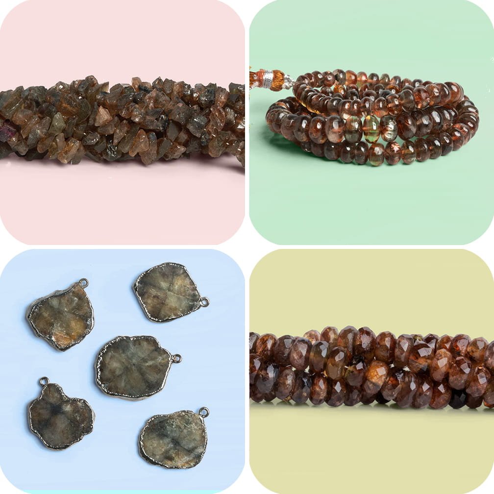 Andalusite Beads - The Bead Traders