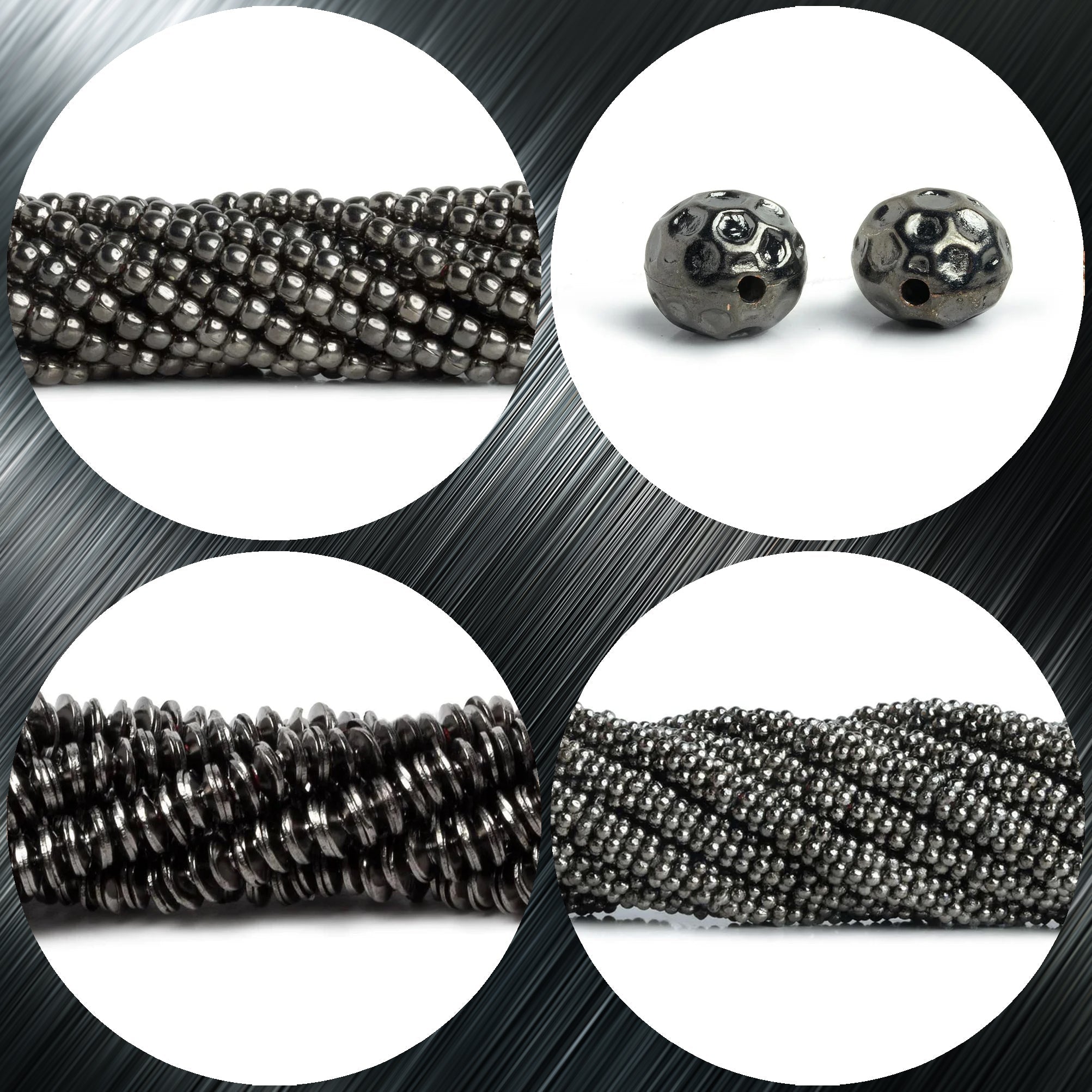 Black Gold Plated Beads - The Bead Traders
