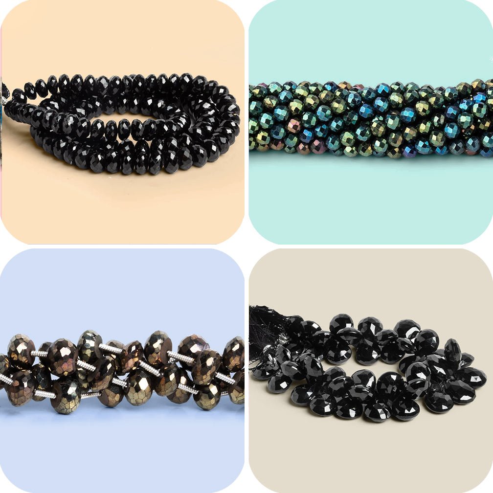 Black Spinel Beads - The Bead Traders