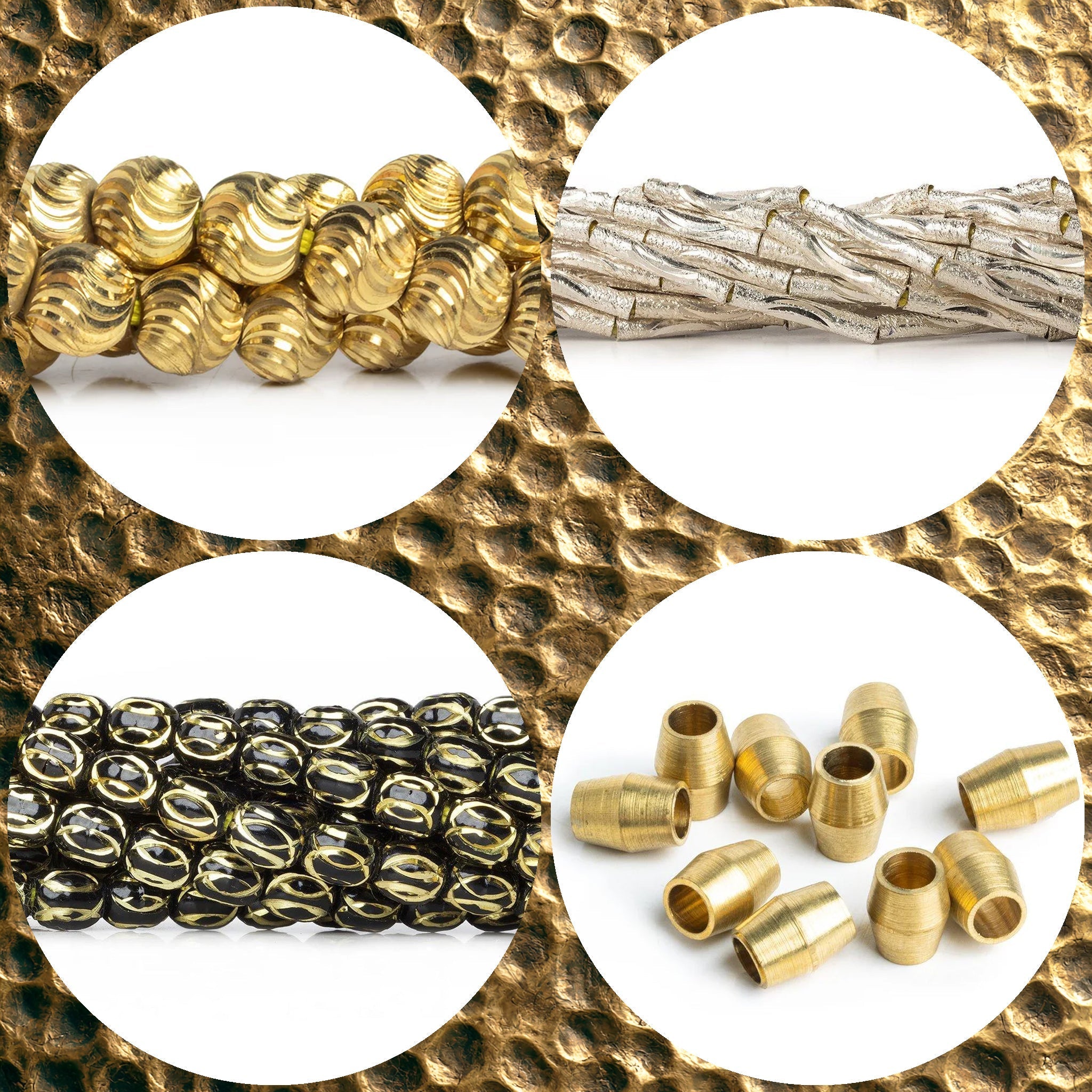 Brass Beads - The Bead Traders