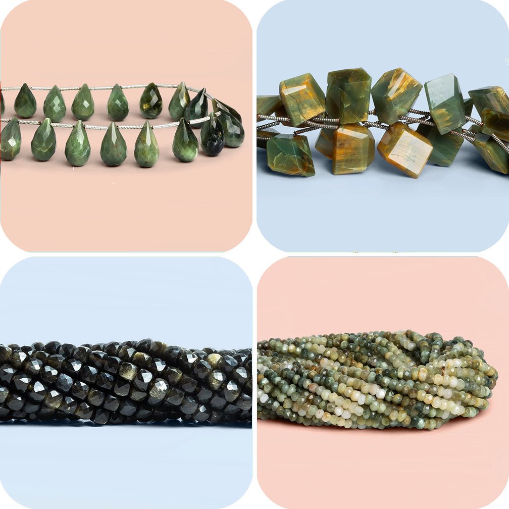 Cat's Eye Quartz Beads - The Bead Traders